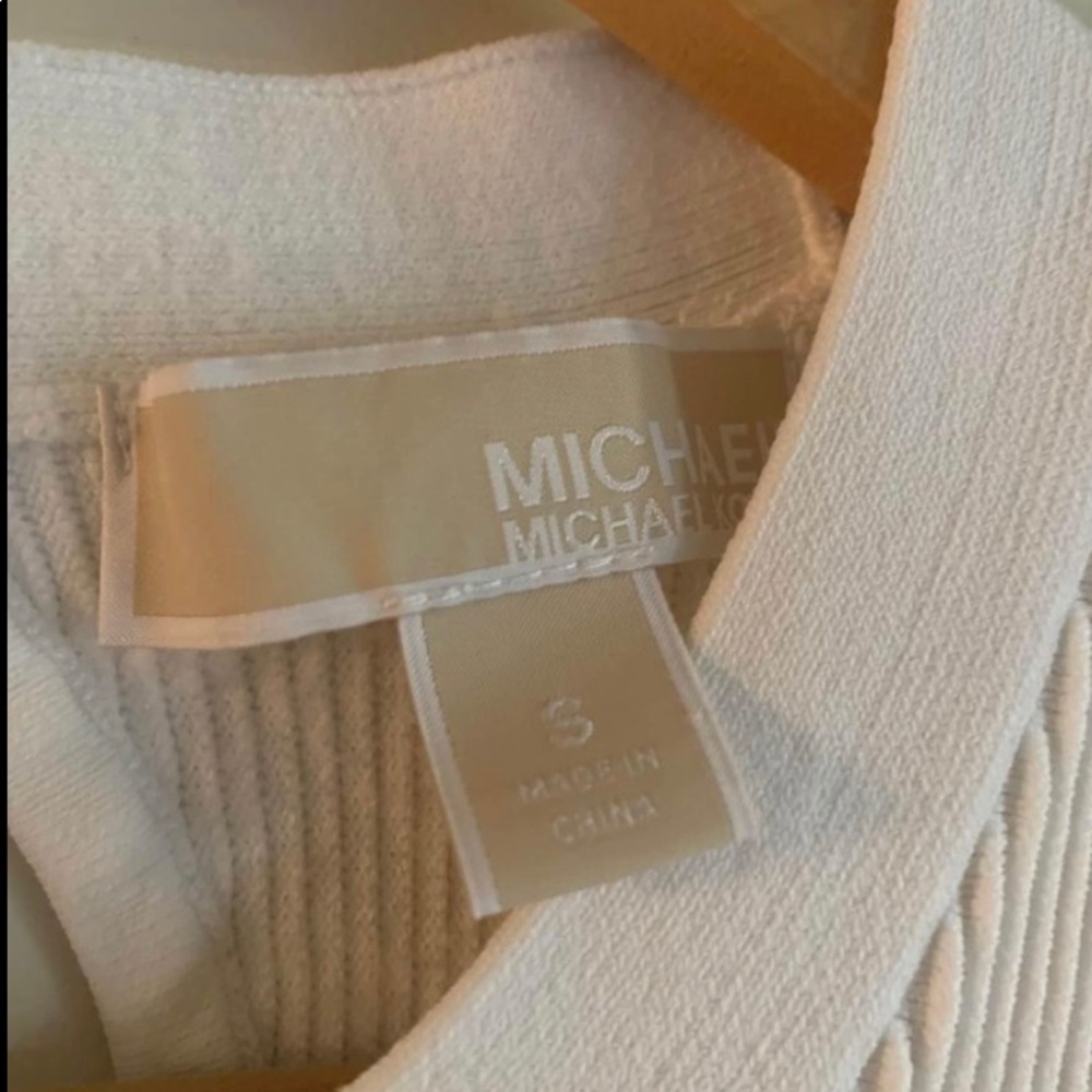 MK white sleeveless dress size small